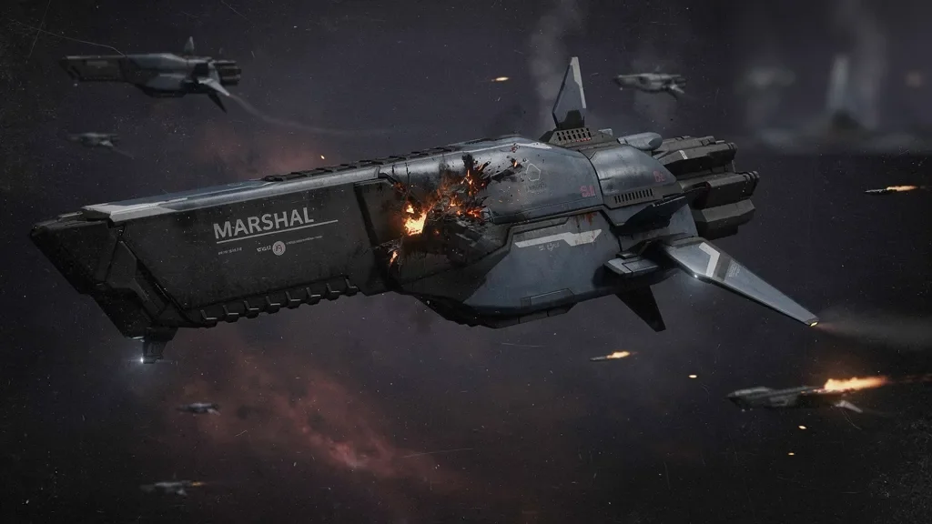 Brave Collective's 13B ISK Marshal Wrecked in EQWO-Y