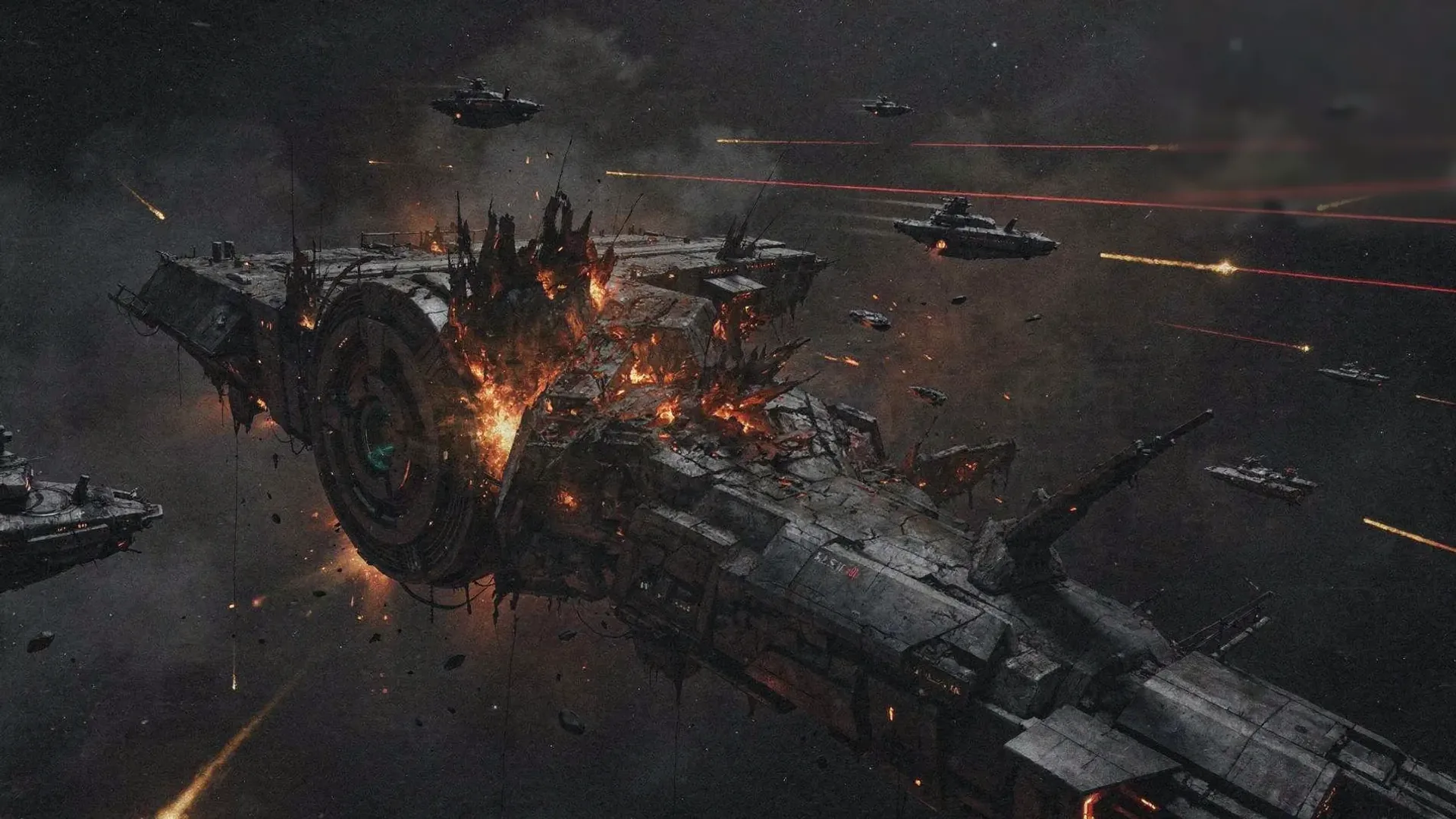 Cerberus Fleet Clashes With Northern Coalition's Apocalypse Line