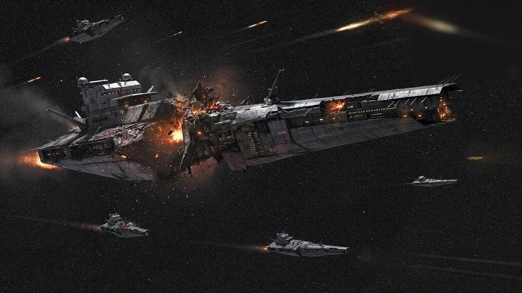A Hel Supercarrier Goes Dark in Udianoor